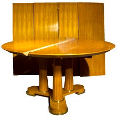 Jean Royere Satinwood Dining Table