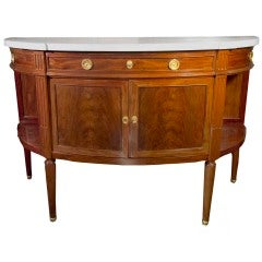 Louis XVI Style Mahogany Side Cabinet