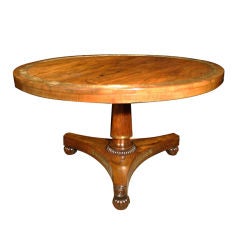 Regency Brass Inlaid Center Table