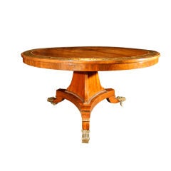 Rosewood Brass Inlaid Center Table