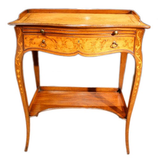 George III Inlaid Occasional Writing Table, circa 1770 For Sale