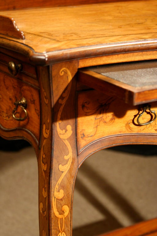 English George III Inlaid Occasional Writing Table, circa 1770 For Sale