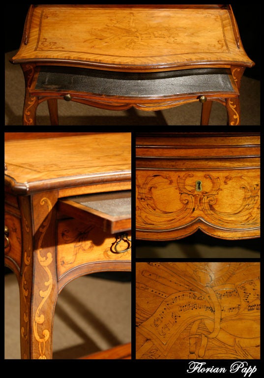 George III Inlaid Occasional Writing Table, circa 1770 For Sale 1