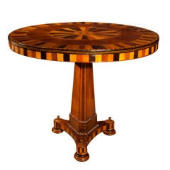 Regency Mahogany Circular Table