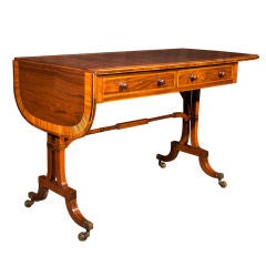 Regency Rosewood Sofa Table