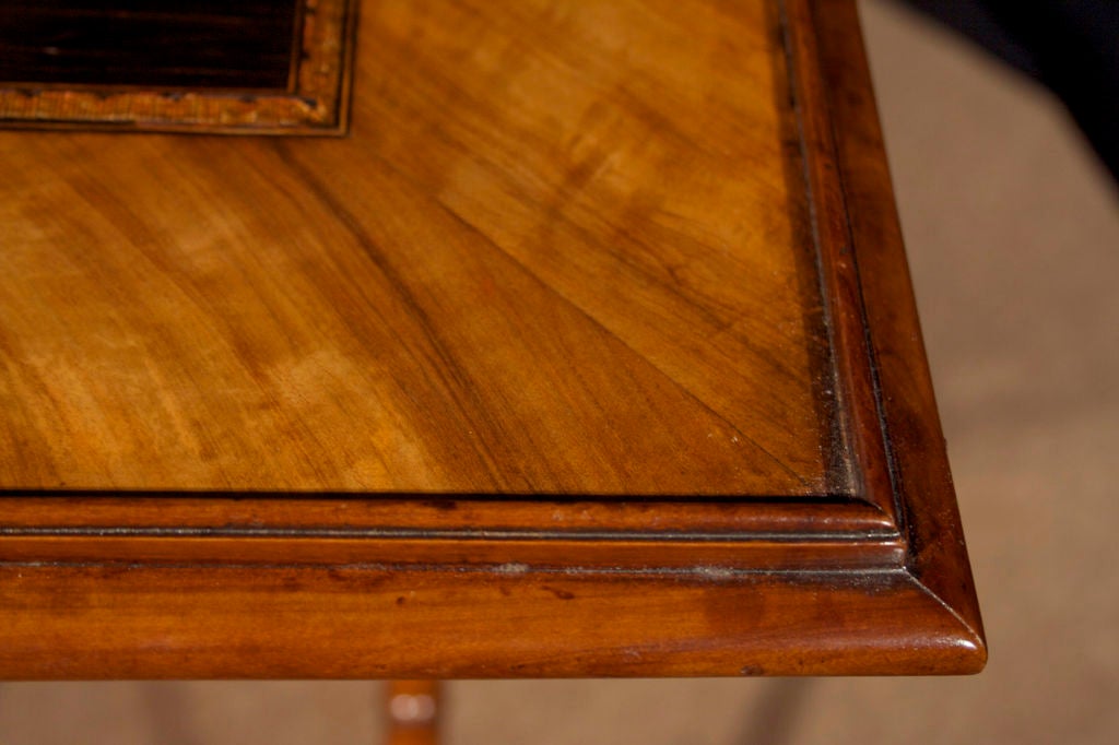Italian Marquetry Inlaid Folding Tray Table For Sale 1