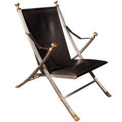 Jansen Steel Folding Arm Chair