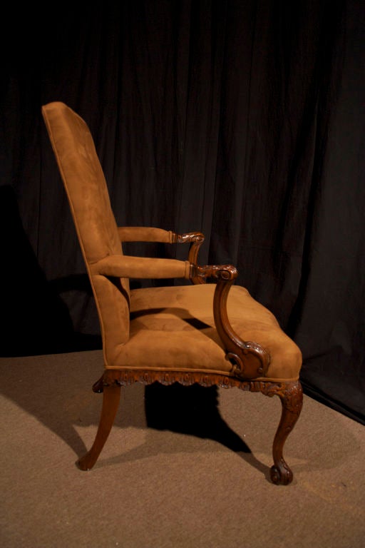 PAIR Georgian Style Armchairs 1