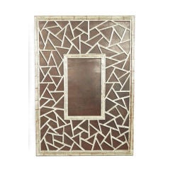 Chinese Lattice Framed Mirror