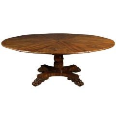 Walnut "Jupe" Dining Table