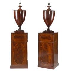 Pair George III Urn Cabinets