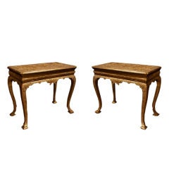 Pair of Early Georgian Giltwood Tables after James Moore, English circa 1720