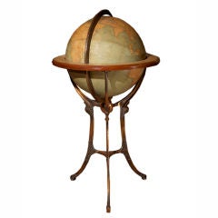 Antique Terrestrial Library Globe