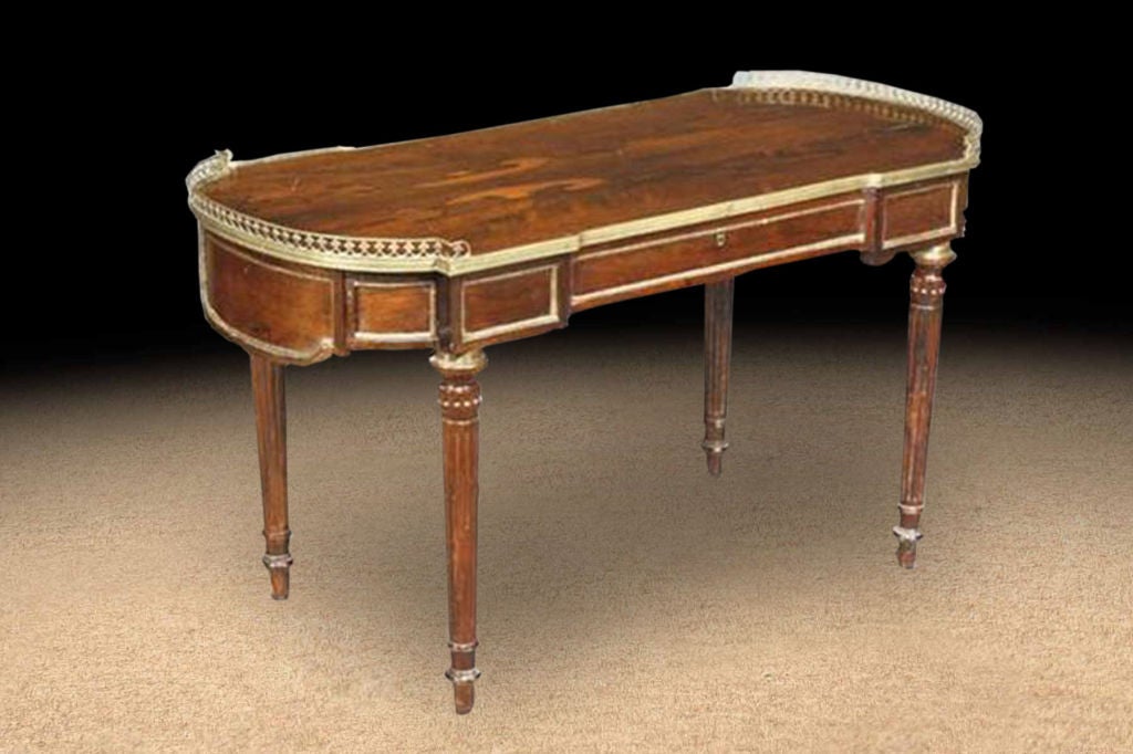 Late Regency Rosewood Library Table Circa 1825
