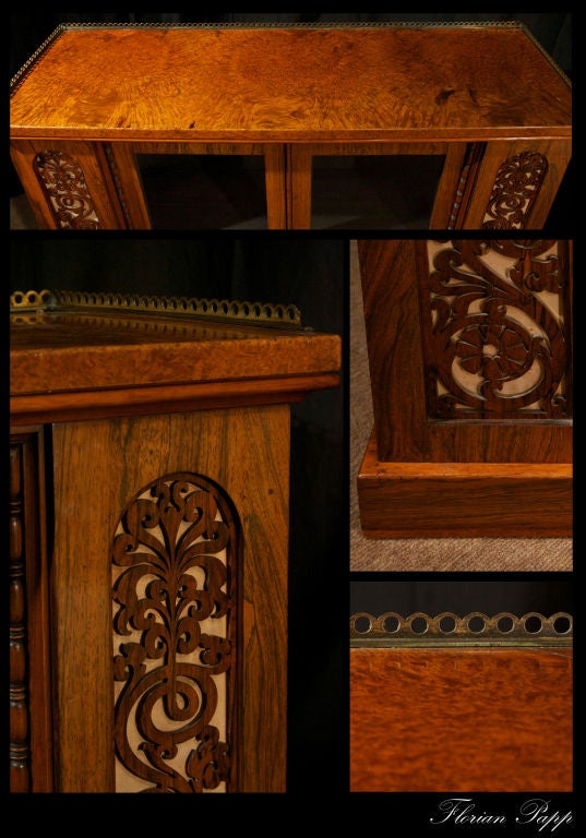 Victorian Rosewood Side Cabinet. Circa 1850 2