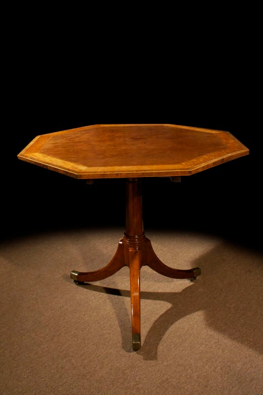 English Late George III Octagonal Table
