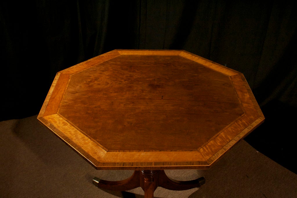 18th Century and Earlier Late George III Octagonal Table