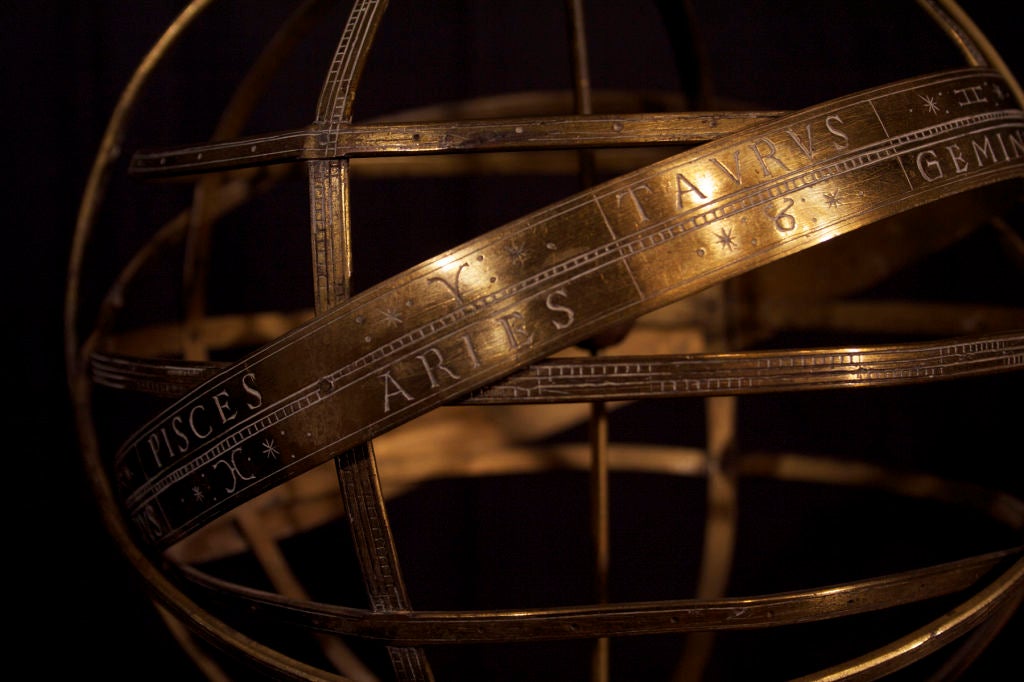 English Brass Armillary Sphere