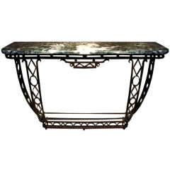 French Wrought Iron Console
