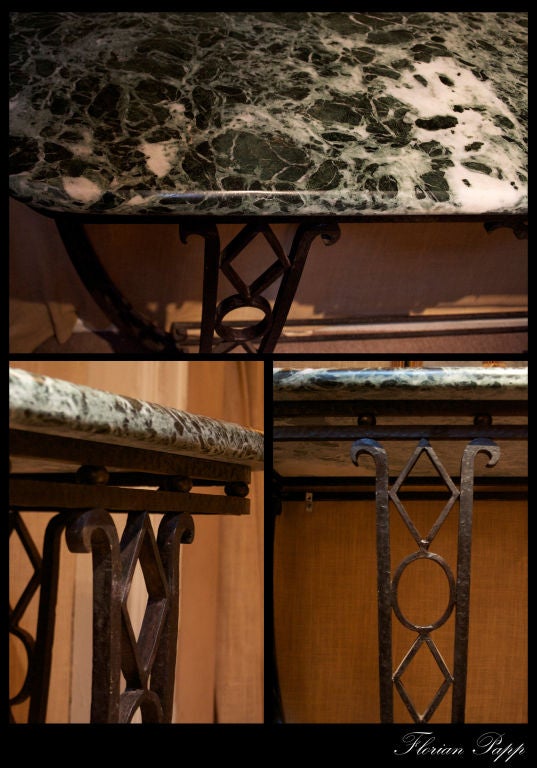 French Wrought Iron Console 5