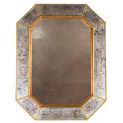 Jansen Eglomise Octagonal Mirror