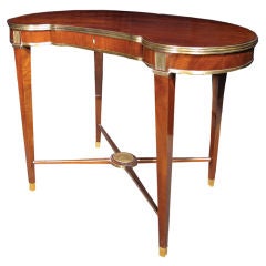 Russian Jacob Style Neoclassical Kidney Table. Circa 1810