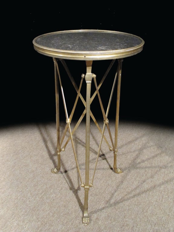 Empire Style Bronze Gueridon