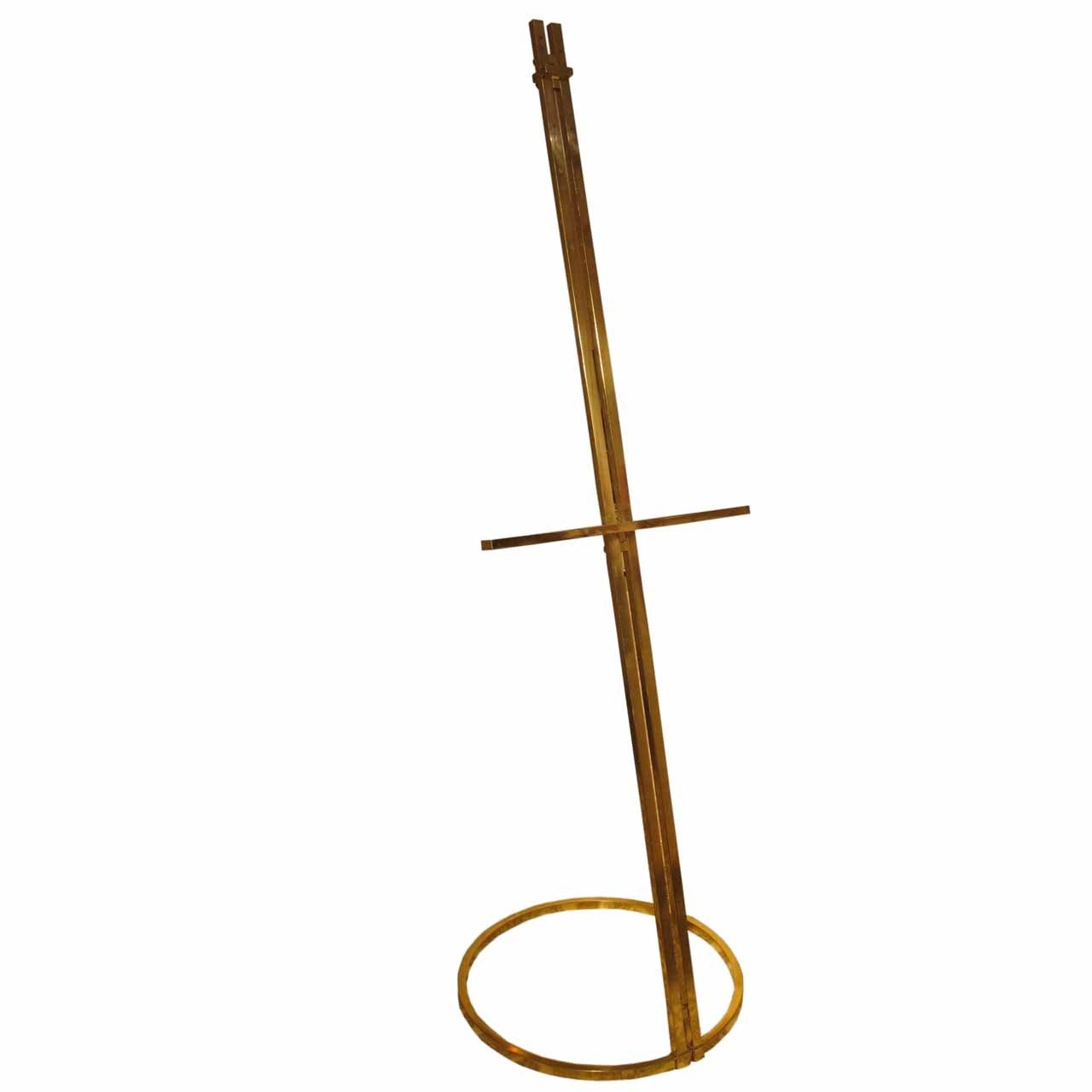 Brass Easel, 20th Century