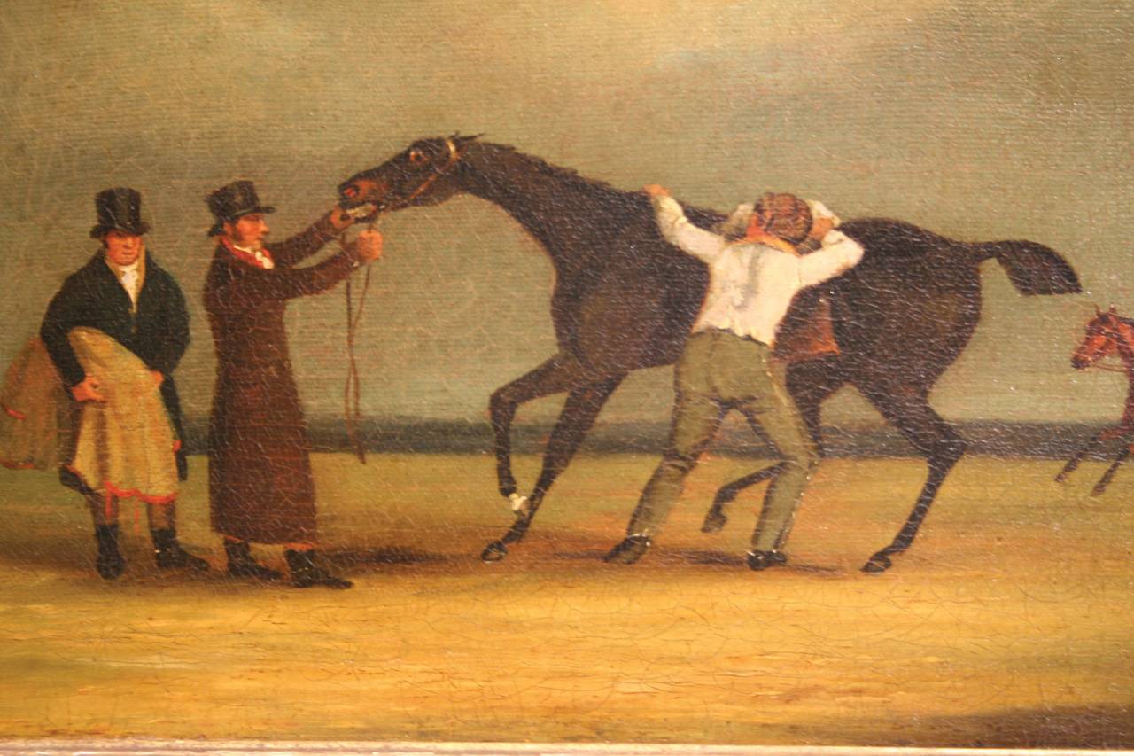George III Pair of Equestrian Paintings, Early 19th Century For Sale