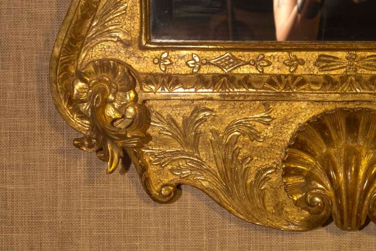 George II Carved and Gilt Wall Mirror, circa 1730 1