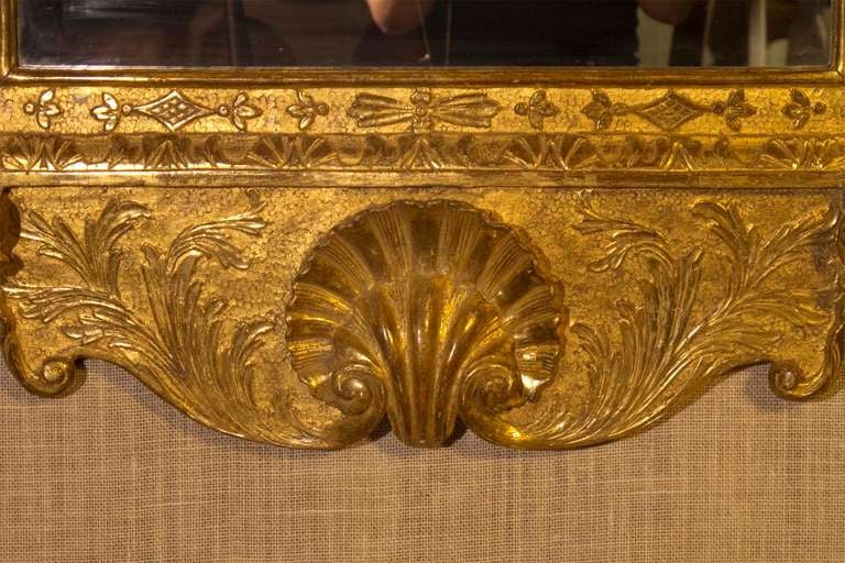 George II Carved and Gilt Wall Mirror, circa 1730 2