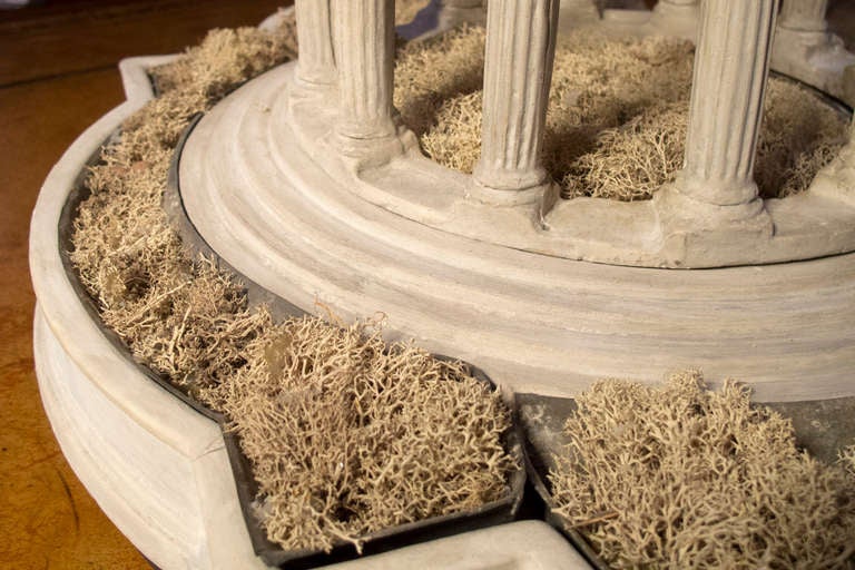 English Neoclassical Temple Model 19th Century