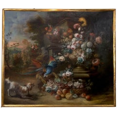 Still Life in the Manner of Jean-Baptiste Oudry Mid 18th Century