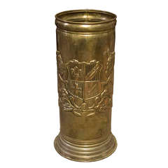 Brass Umbrella Stand 20th Century Brass Umbrella Stand 20th Century