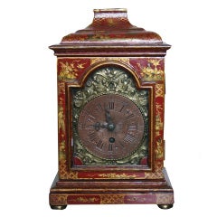 Mid-Georgian Chinoiserie Bracket Clock, 18th Century