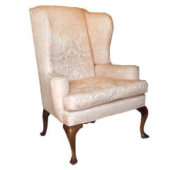 Queen Anne Walnut Wing Chair Early 18th Century