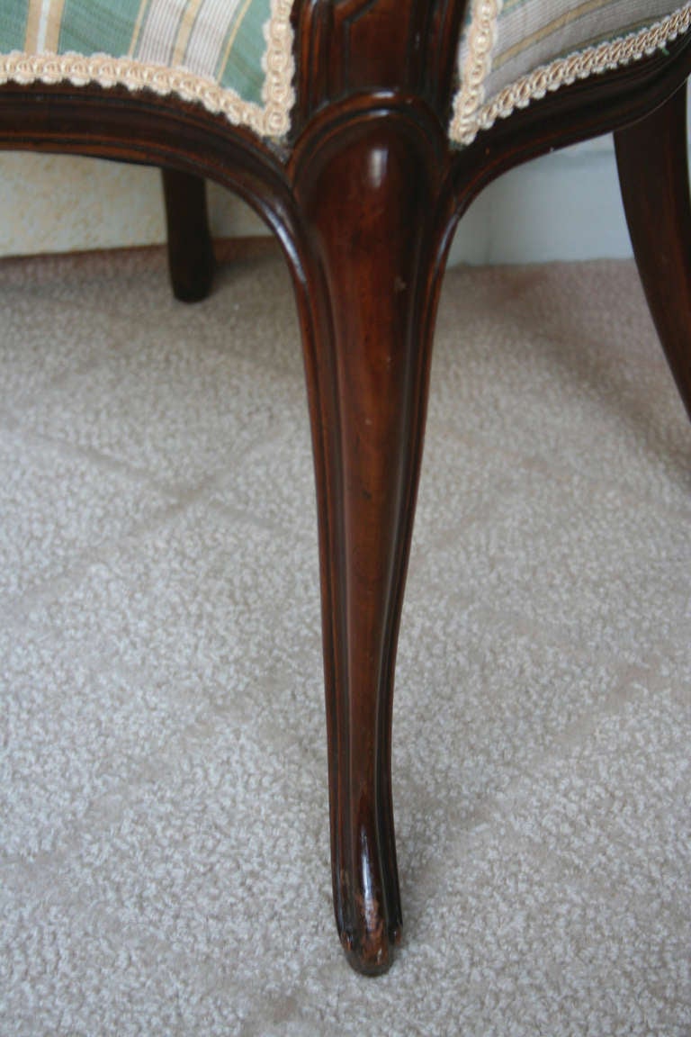 PAIR George III Style Mahogany Dining Chairs, 20th Century For Sale 2