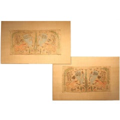 Pair of Greek Embroidery Panels, Mid-19th Century