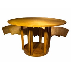 Eliel Saarinen Pedestal Dining Table. 1940