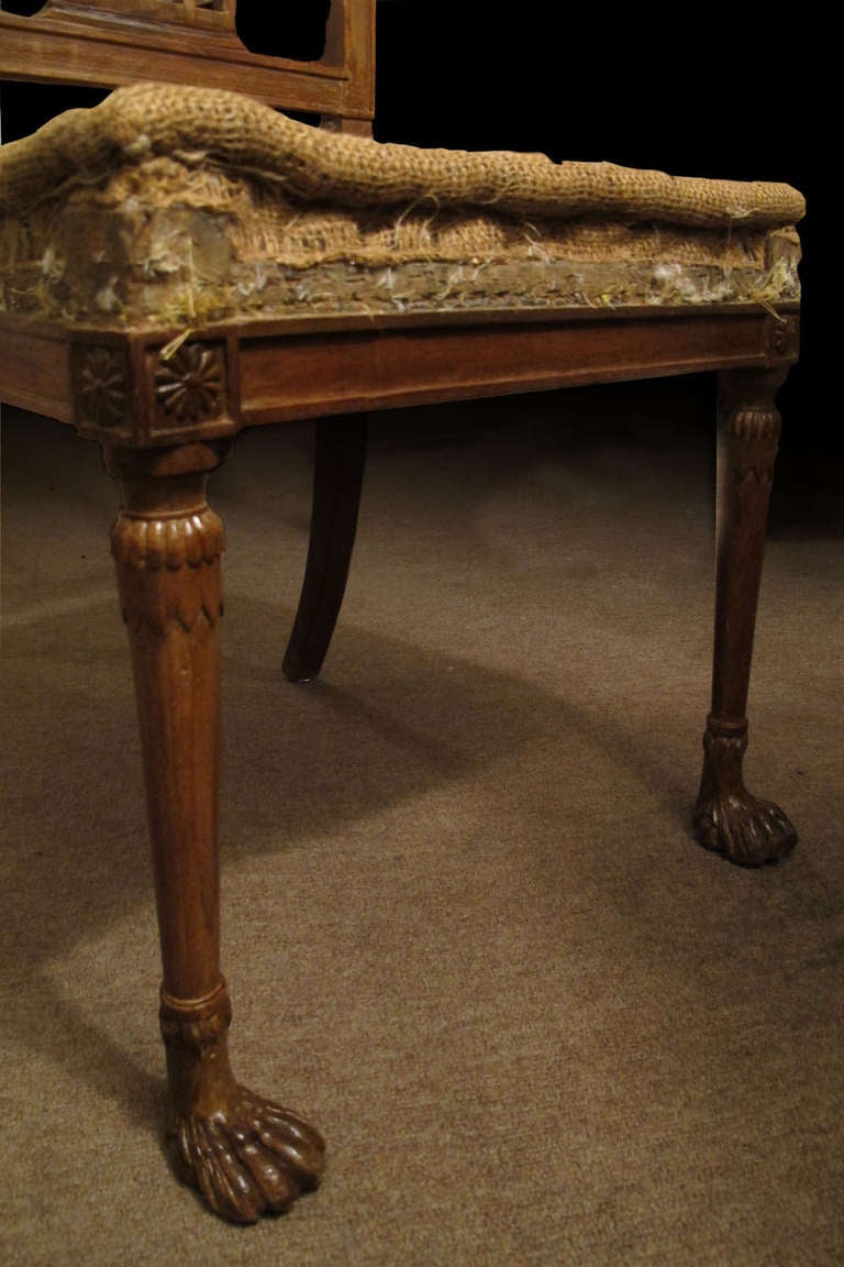 Directoire Side Chair In the manner of Jacob. Circa 1800 In Excellent Condition In New York, NY