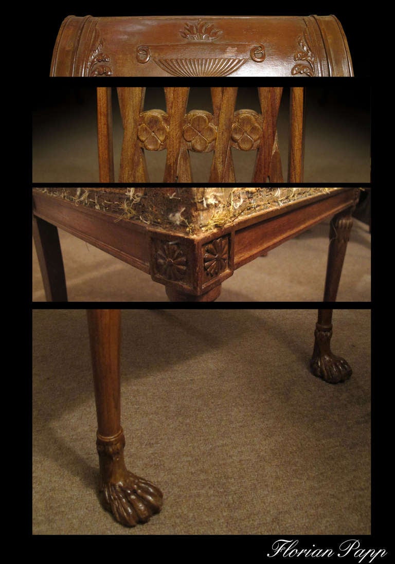 Directoire Side Chair In the manner of Jacob. Circa 1800 2