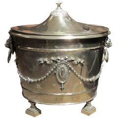 Adam Style Coal Scuttle Bucket, circa 1880