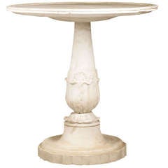 Victorian Carved Marble Table Circa 1880