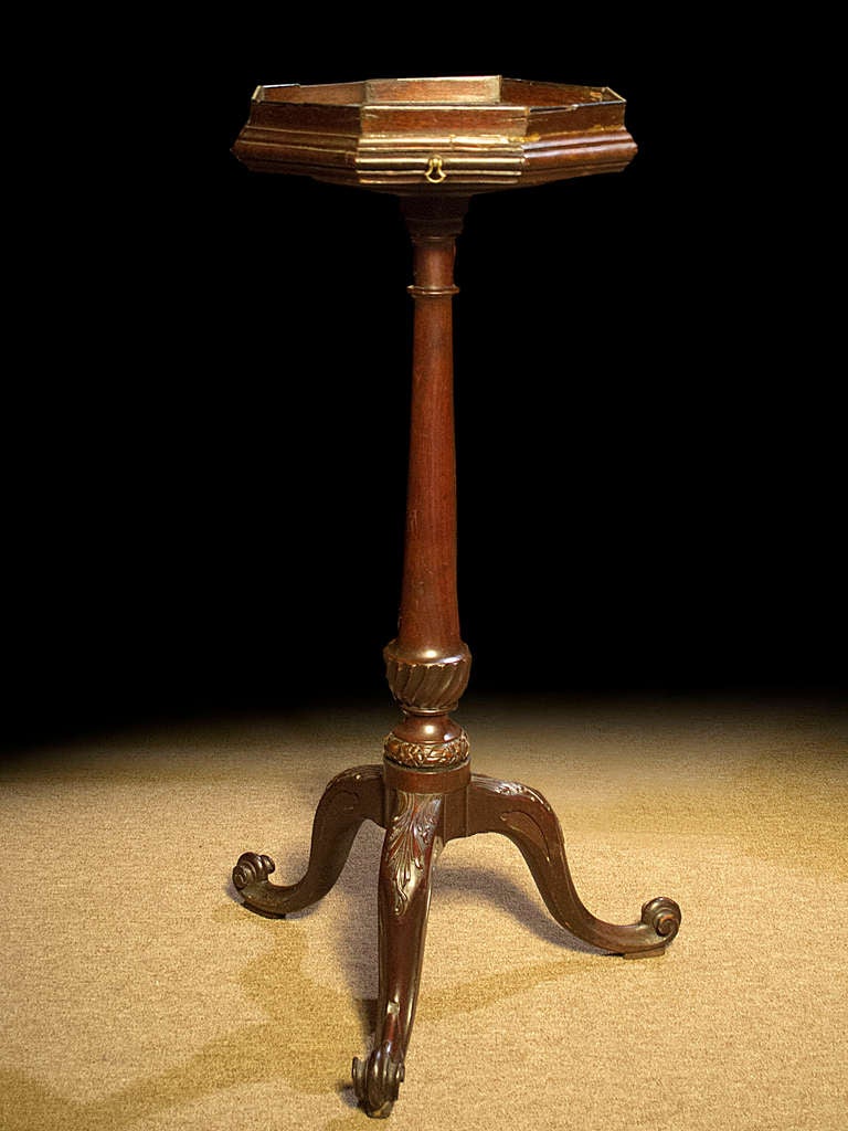 George III Mahogany Kettle Stand. Circa 1755