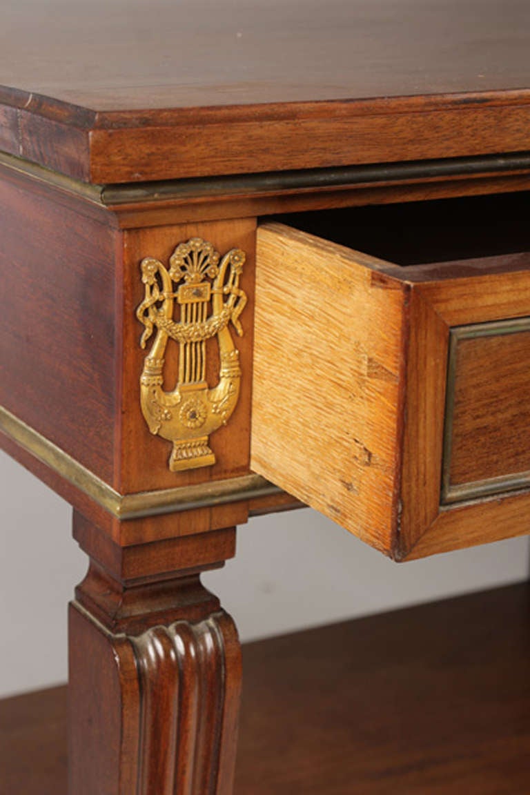 Pair of Louis XVI Style Mahogany Consoles, circa 1890 For Sale 1