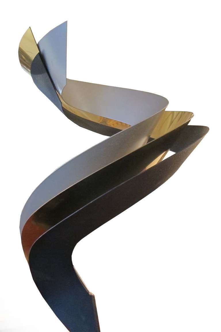 20th Century Curtis Jere Metal Abstract Sculpture