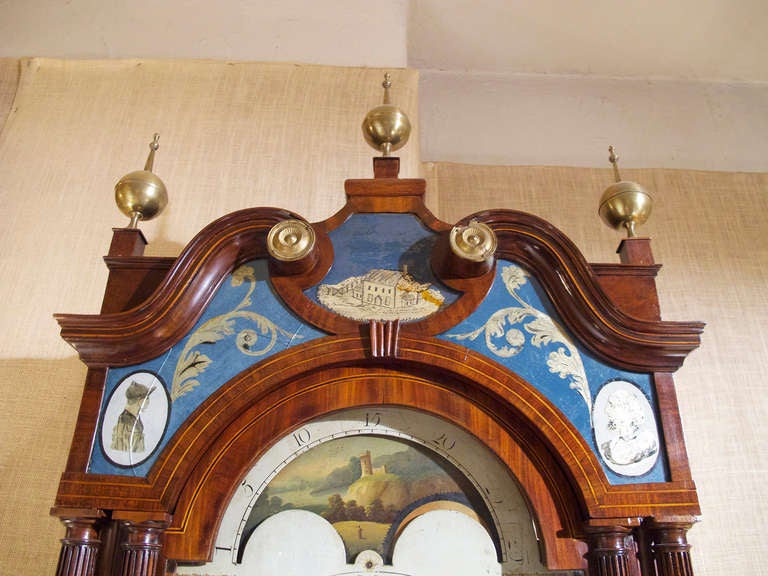 English George III Mahogany Longcase Clock by Forber. Circa 1790