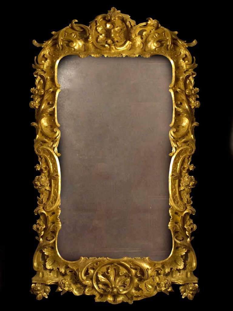 Exceptional George II Gilt Mirror, English circa 1750