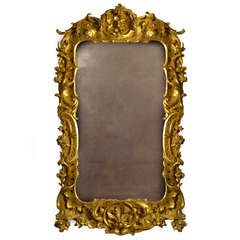 Exceptional George II Gilt Mirror, English circa 1750