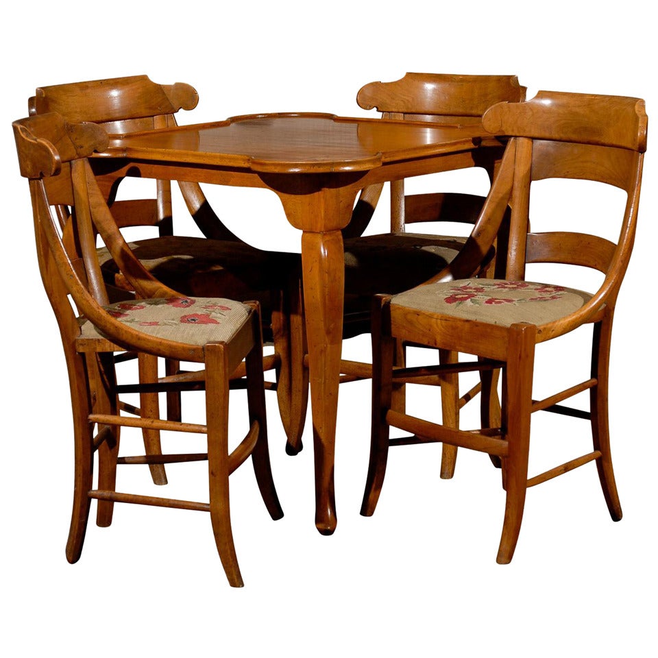Card Table and Chairs